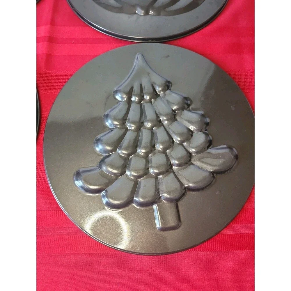4pc Lot Holiday Springform Cake Pan Replace Bottoms Heart Tree Pumpkin Bunny